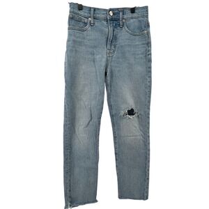 Madewell Women 25 The‎ Perfect Vintage Jean Rosabelle Light Wash Comfort Stretch